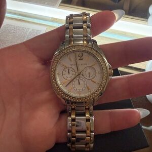 Michael Kors Two-Tone Crystal Watch - MK5693